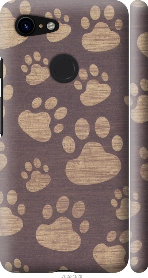 

Чехол на Google Pixel 3 Следы тигра