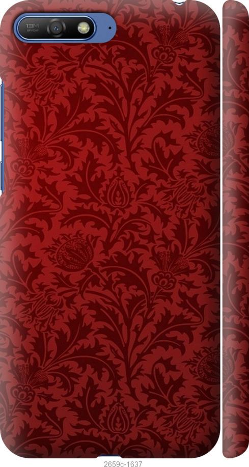 

Чехол на Huawei Y6 2018 Чехол цвета бордо