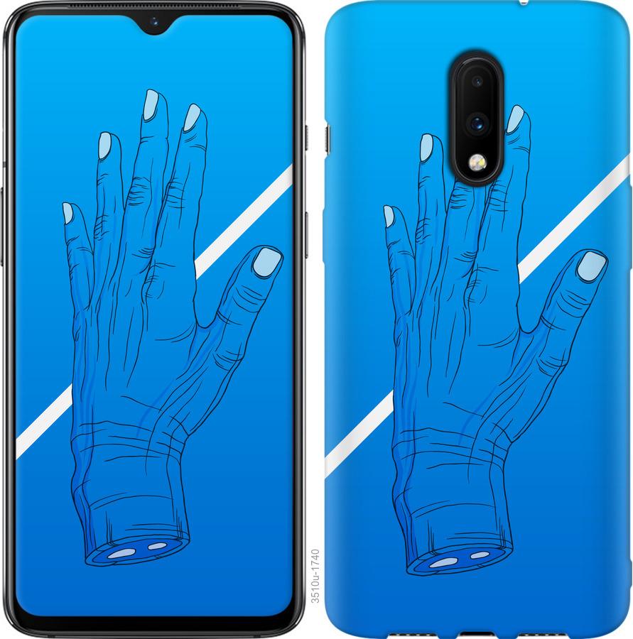 

Чохол на OnePlus 7 Синій, Рука, Лінія, Градієнт, Зомбі, Глибина