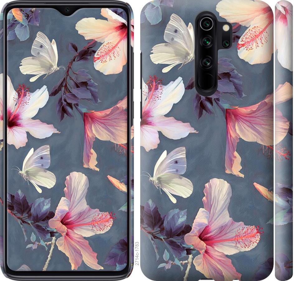 

Чохол на Xiaomi Redmi Note 8 Pro Намальовані квіти