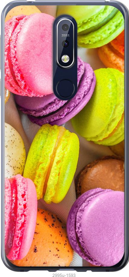 

Чехол на Nokia 7.1 Макаруны