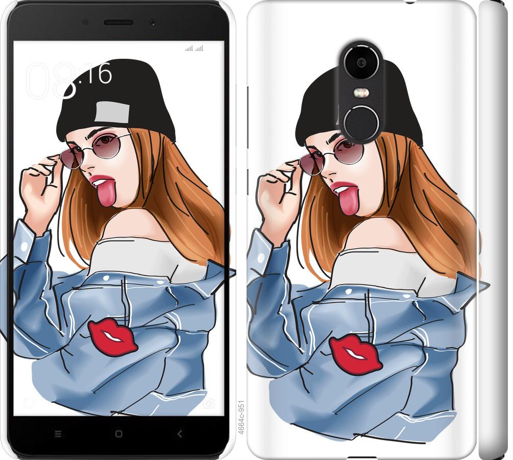 

Чохол на Xiaomi Redmi Note 4X Дівчина v3