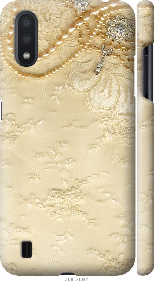 

Чехол на Samsung Galaxy A01 A015F Кружевной орнамент