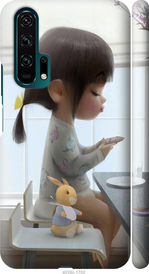 

Чехол на Huawei Honor 20 Pro Милая девочка с зайчиком