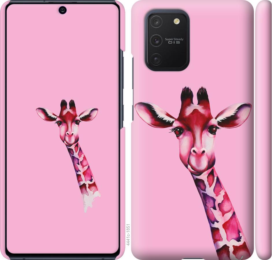 Чохол на Samsung Galaxy S10 Lite 2020 Рожева жирафа