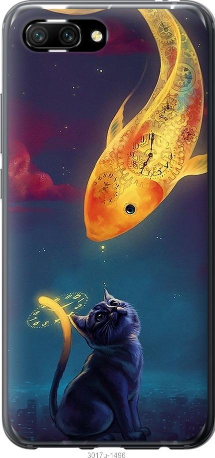 

Чехол на Huawei Honor 10 Кошкин сон
