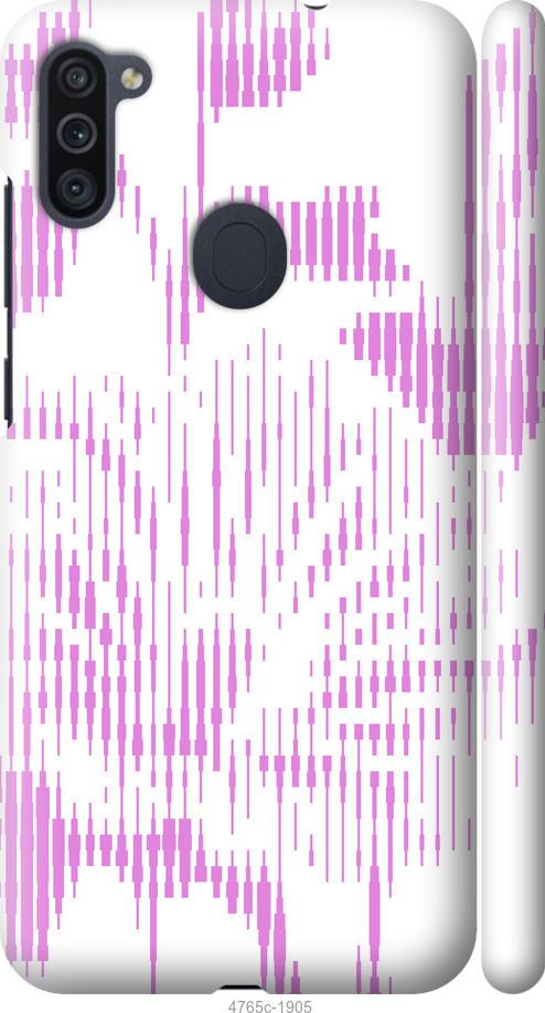 

Чехол на Samsung Galaxy A11 A115F Розовый бутон. Цветок. Pink Flower Bloom