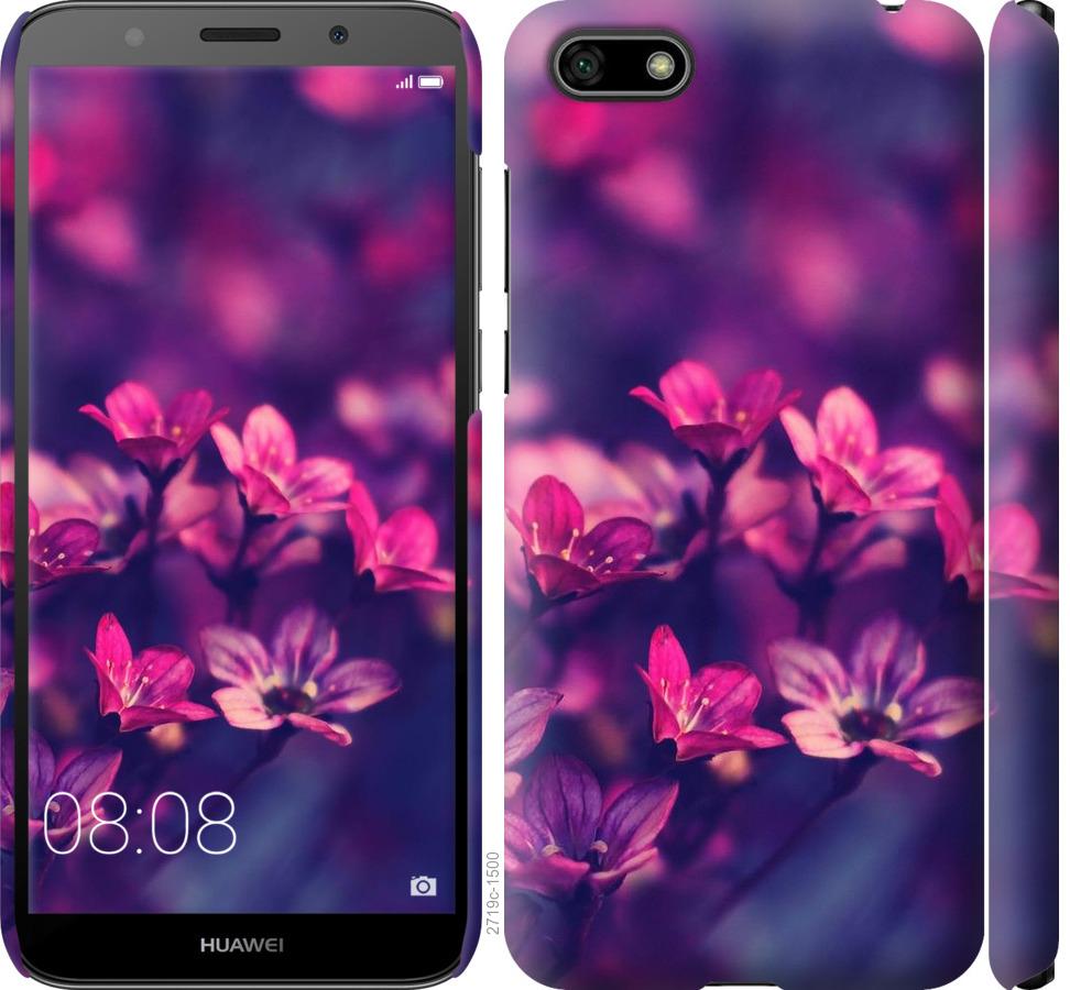 

Чохол на Huawei Honor 7A Пурпурні квіти