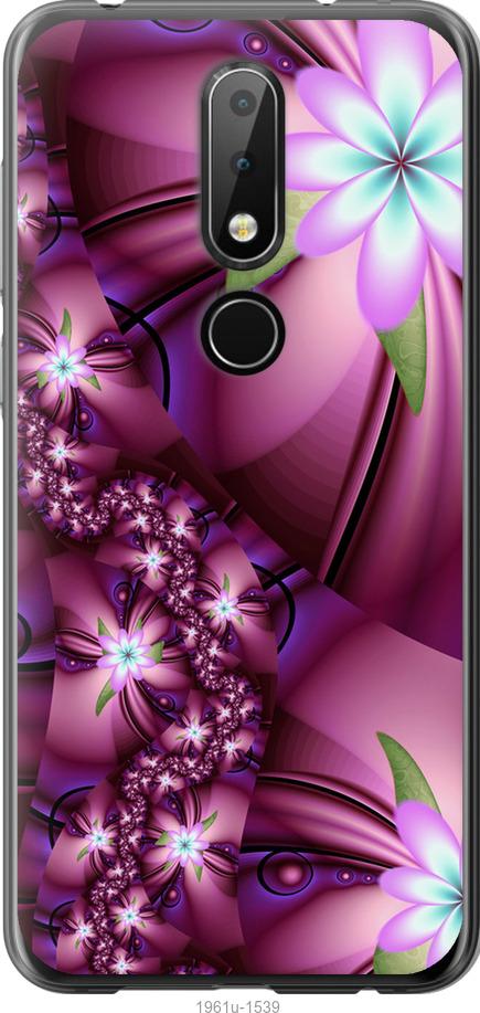 

Чехол на Nokia 6.1 Plus Цветочная мозаика