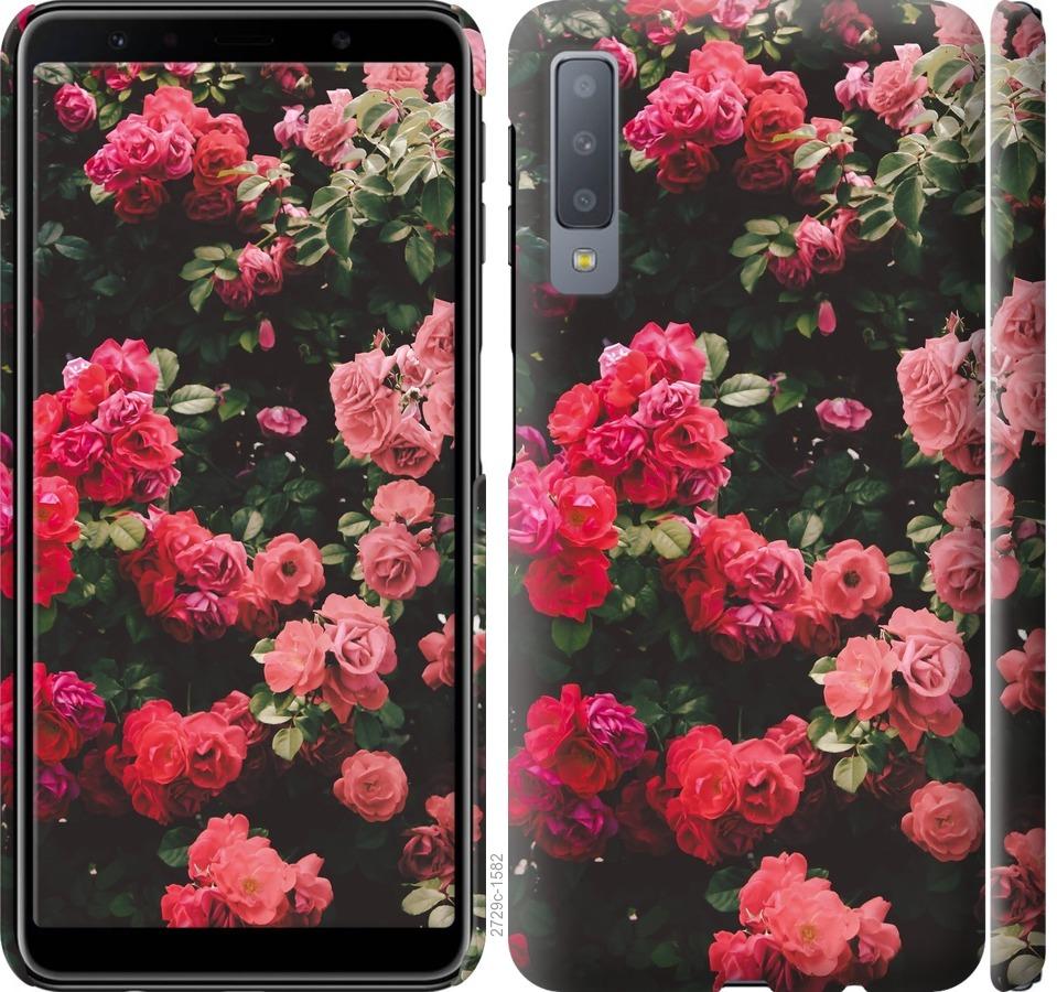 

Чехол на Samsung Galaxy A7 (2018) A750F Куст с розами
