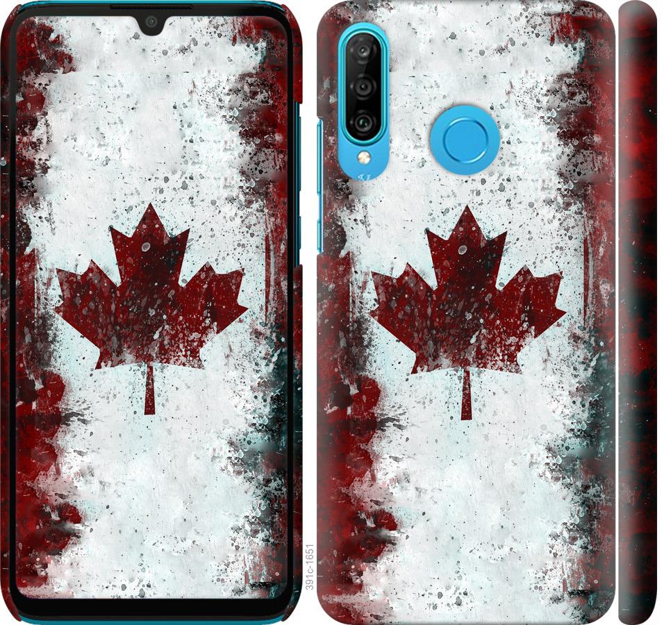 

Чохол на Huawei P30 Lite Прапор Канади