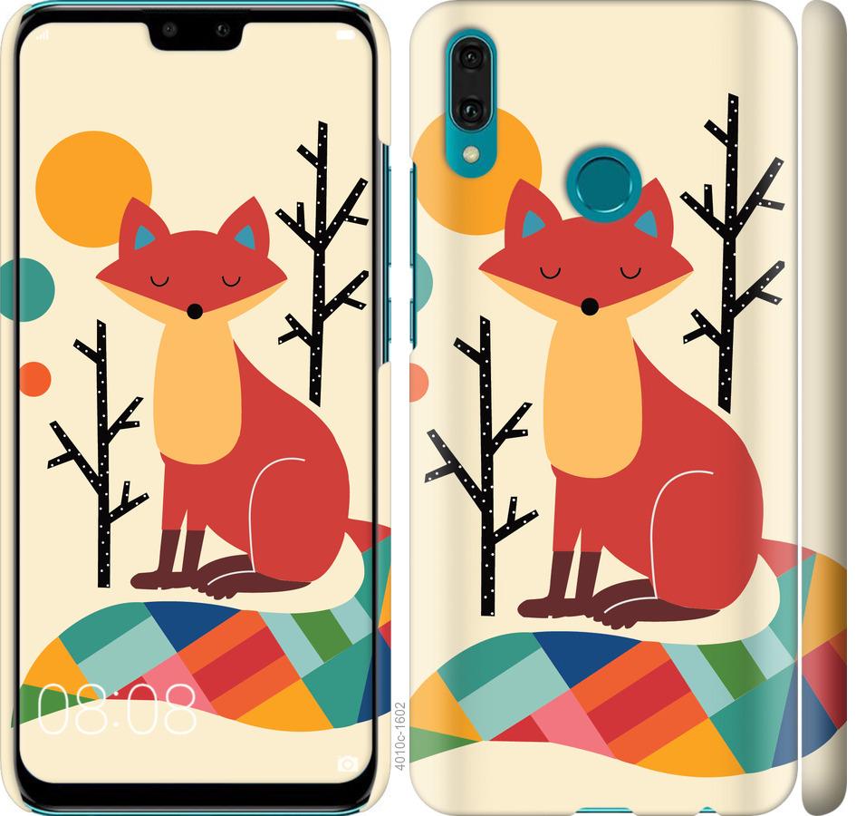 

Чехол на Huawei Y9 2019 Rainbow fox