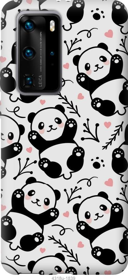 

Чехол на Huawei P40 Pro Панды