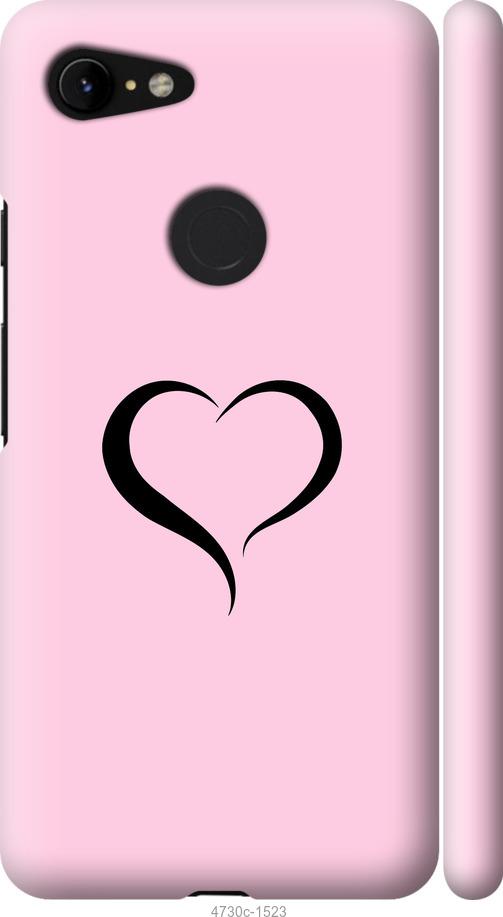 

Чехол на Google Pixel 3 XL Сердце 1