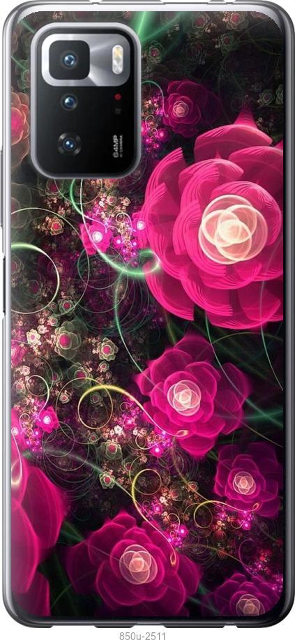 Чохол на Xiaomi Poco X3 GT Абстрактні квіти 3