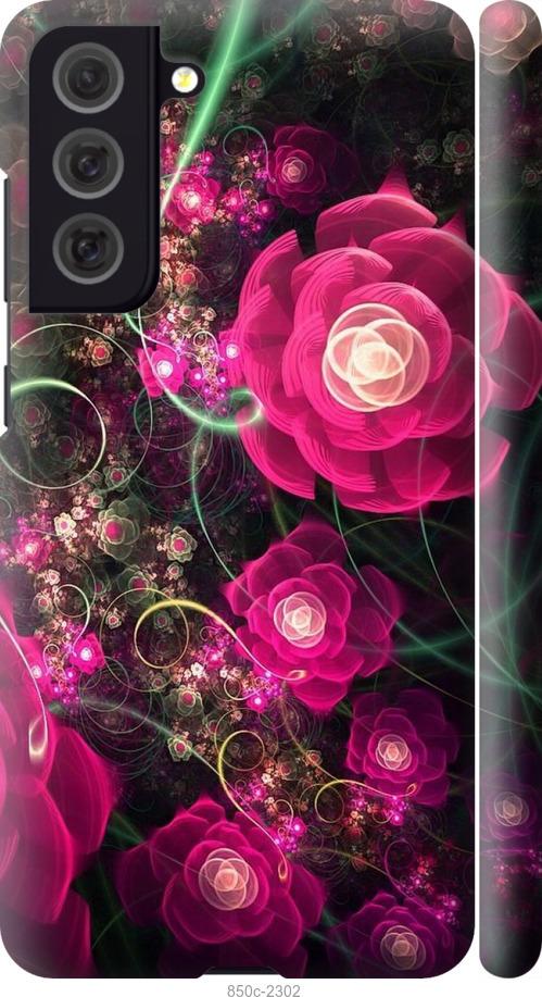 Чохол на Samsung Galaxy S21 FE Абстрактні квіти 3