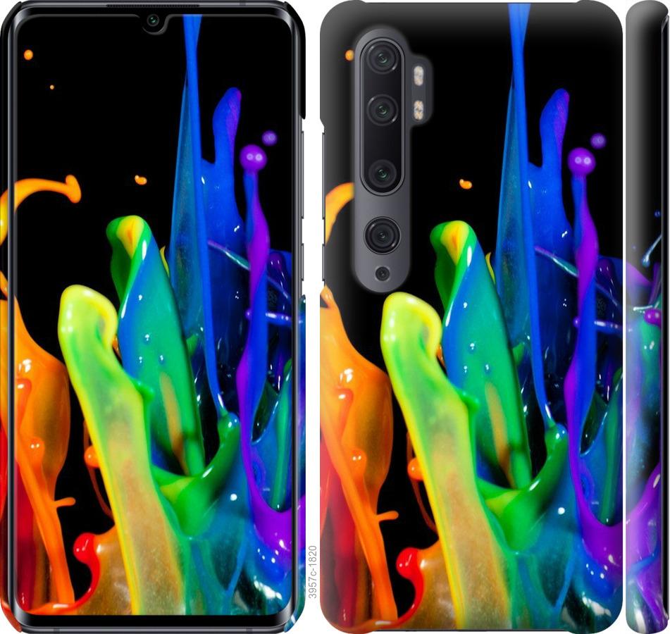 

Чохол на Xiaomi Mi Note 10 бризки фарби