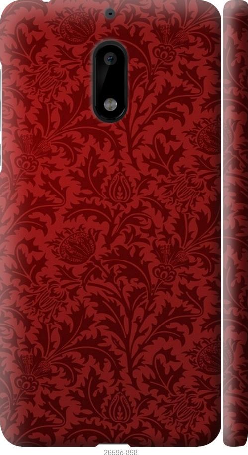 

Чехол на Nokia 6 Чехол цвета бордо