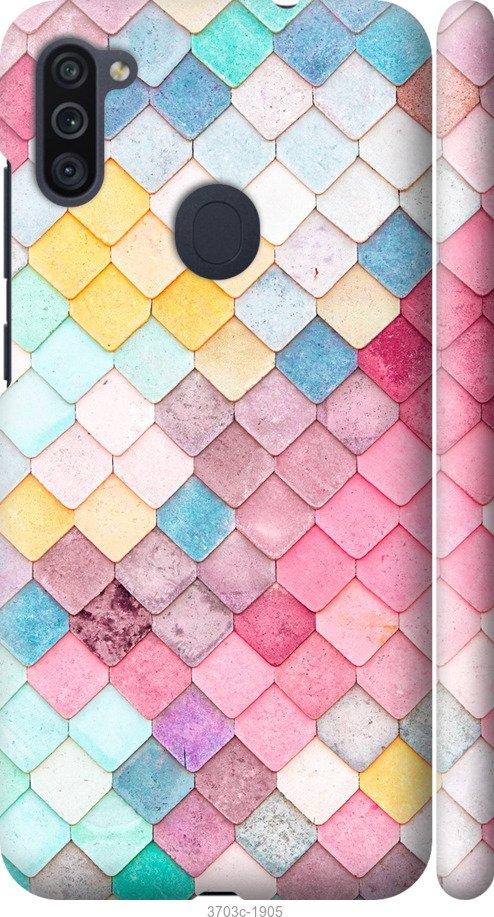 

Чехол на Samsung Galaxy A11 A115F Красочная черепица