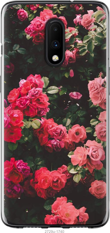 

Чехол на OnePlus 7 Куст с розами