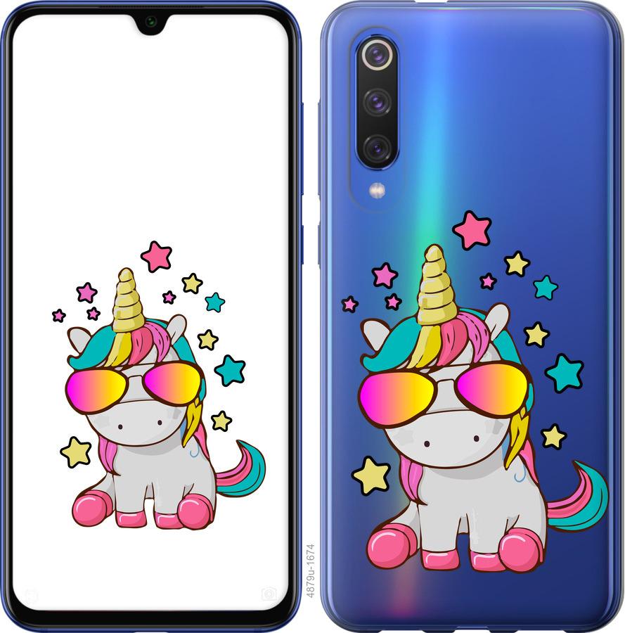 

Чехол на Xiaomi Mi 9 SE Единорог в очках
