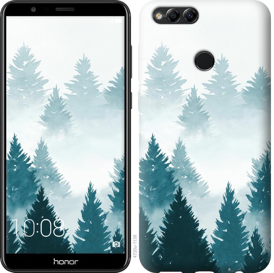 

Чохол на Huawei Honor 7X Акварельні Ялинки