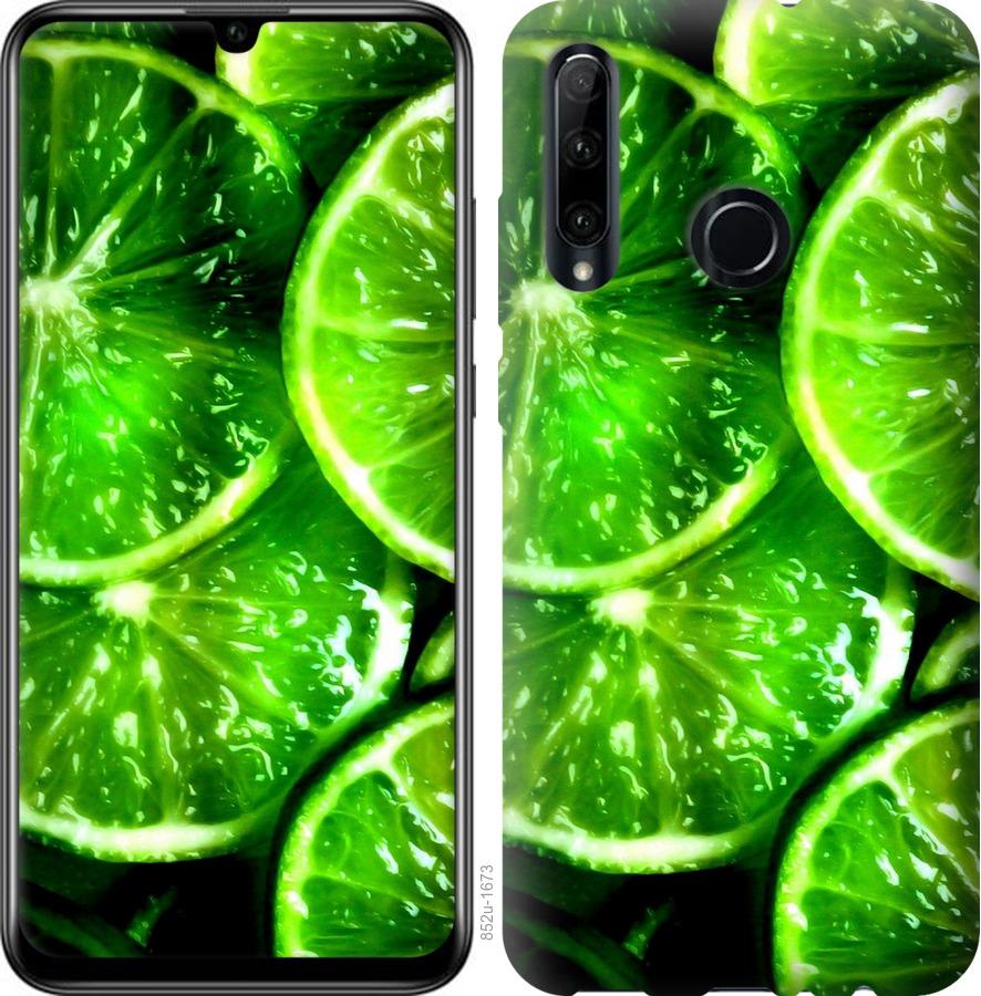 

Чохол на Huawei Y6p Зелені часточки лимона