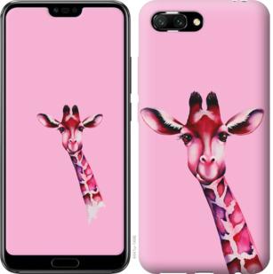 

Чохол на Huawei Honor 10 Рожева жирафа