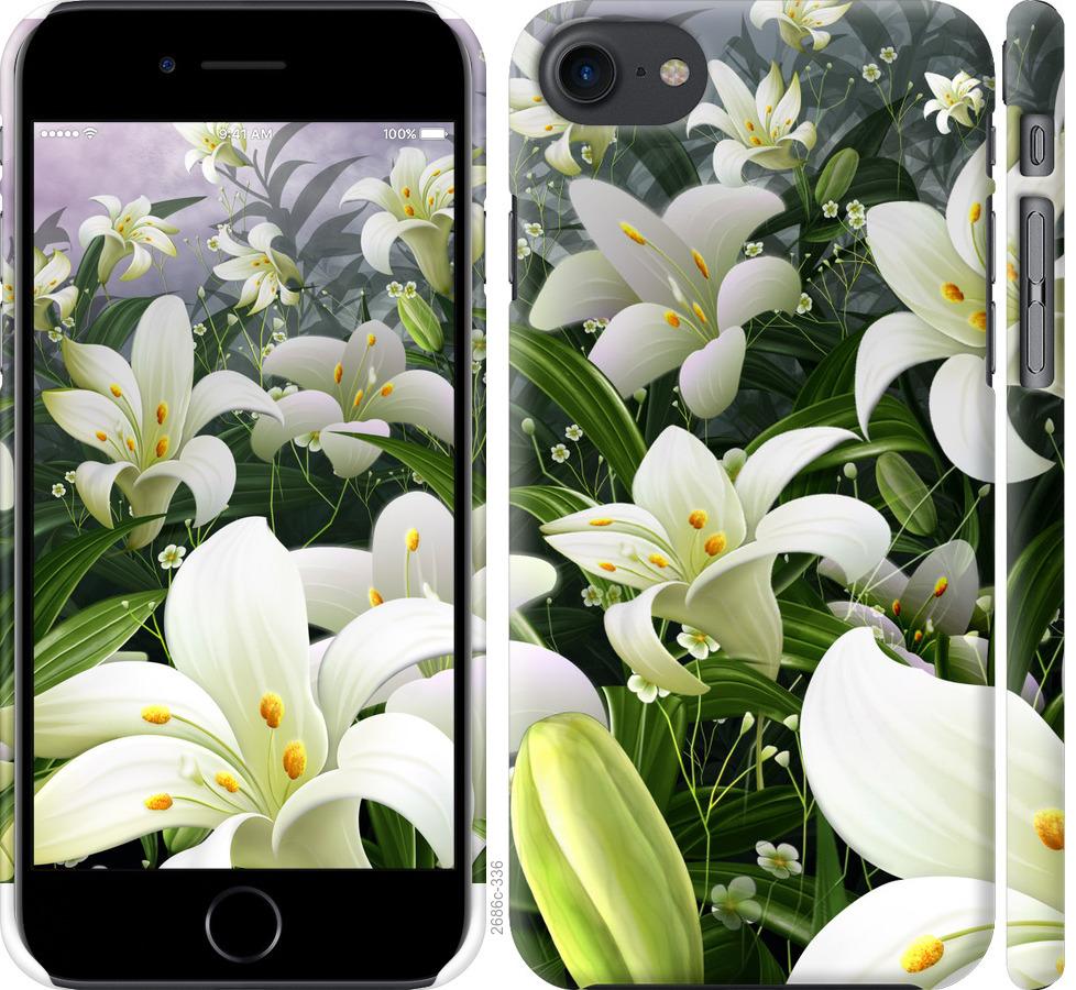 

Чохол на iPhone SE 2020 білі лілії
