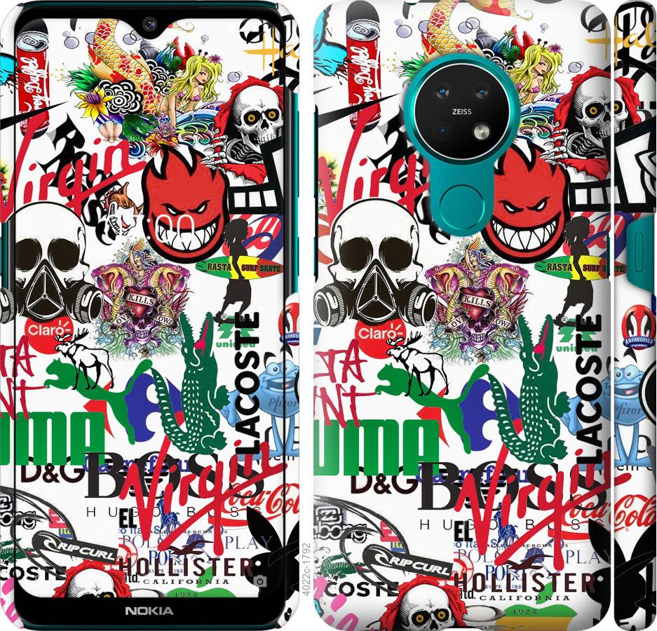 

Чохол на Nokia 6.2 Many different logos