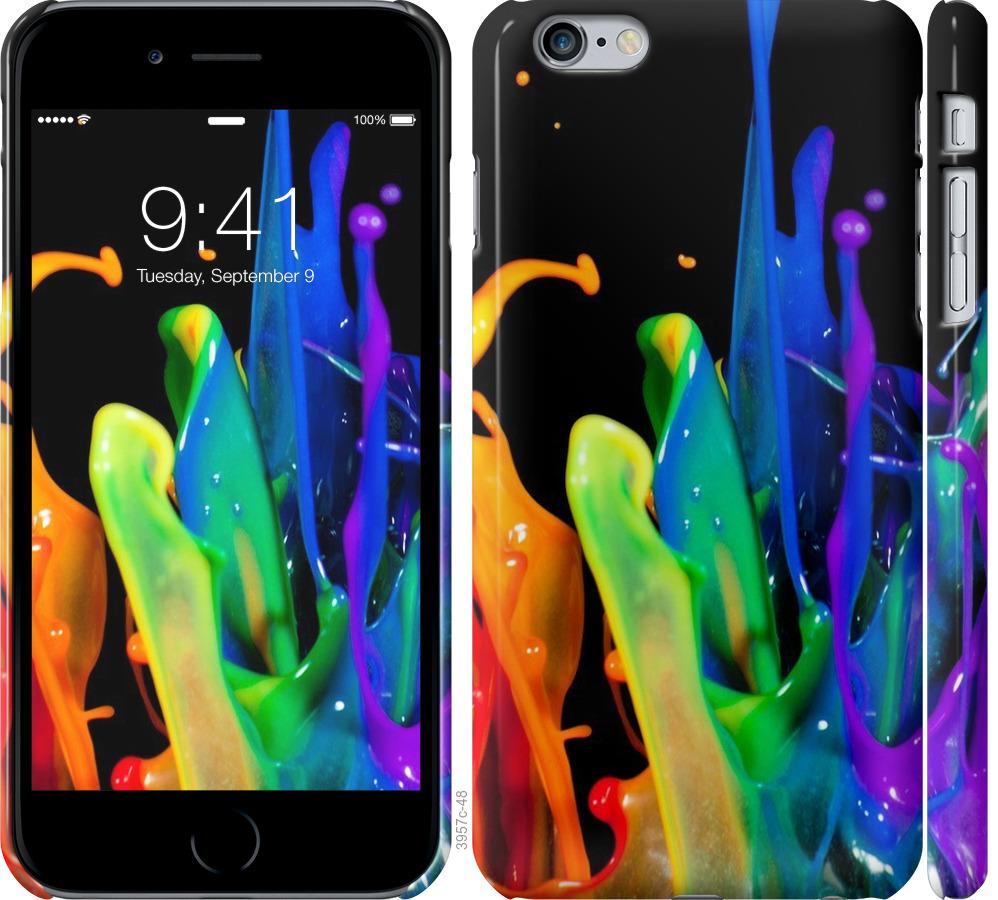 

Чохол на iPhone 6s Plus бризки фарби