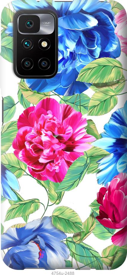 Чехол на Xiaomi Redmi 10 Цветы 21
