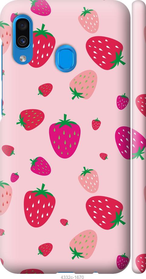 Чохол на Samsung Galaxy A30 2019 A305F Полунички