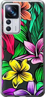 Чохол на Xiaomi 12T Pro Тропічні квіти 1