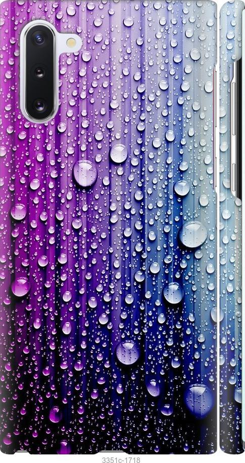 

Чехол на Samsung Galaxy Note 10 Капли воды