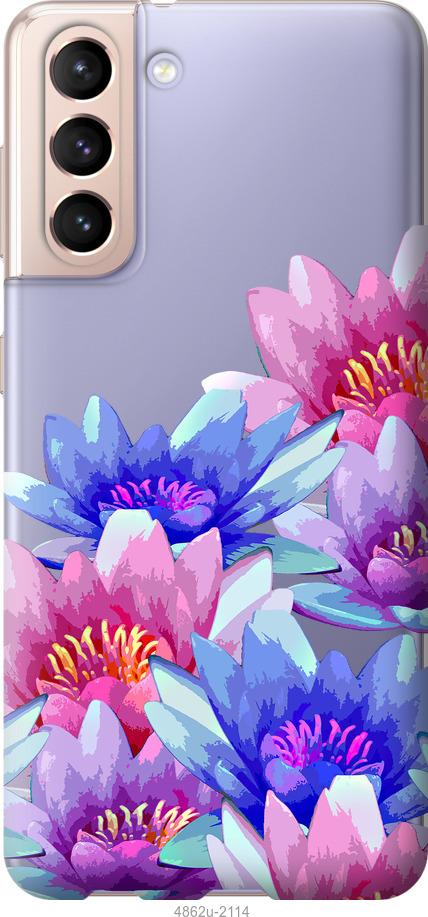 Чехол на Samsung Galaxy S21 Лотос