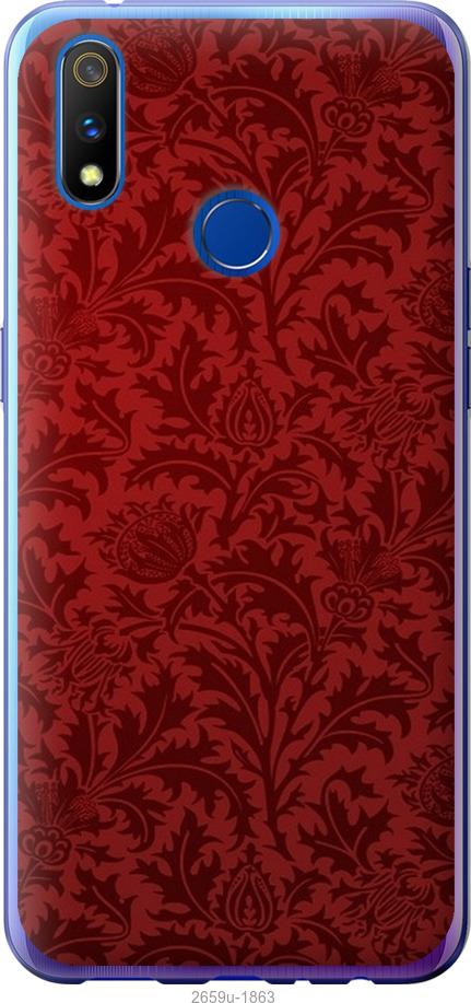 

Чехол на Realme 3 Pro Чехол цвета бордо
