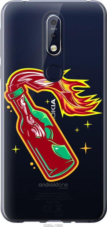 

Чехол на Nokia 7.1 Бандера-смузи v4