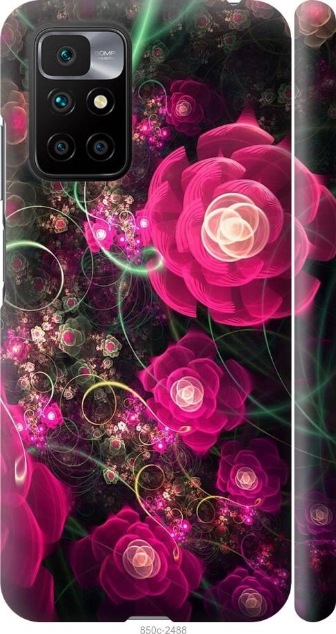Чохол на Xiaomi Redmi 10 Абстрактні квіти 3