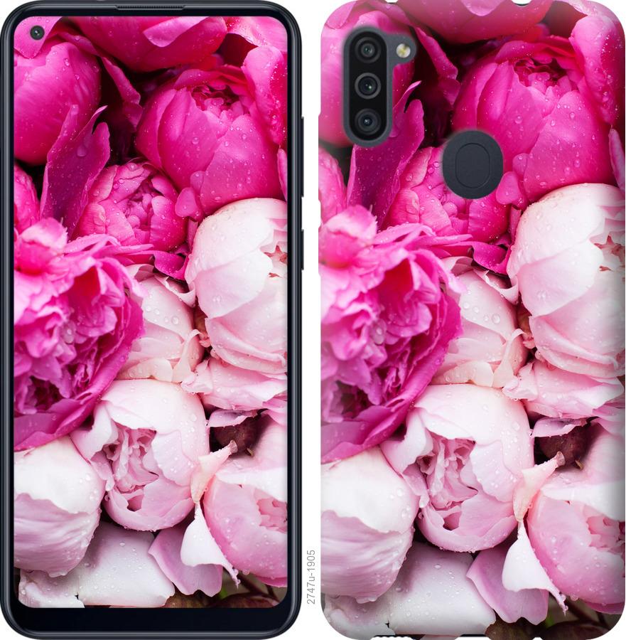 

Чохол на Samsung Galaxy M11 M115F Рожеві півонії