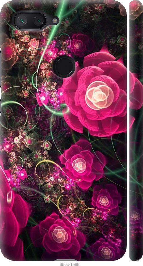 

Чехол на Xiaomi Mi 8 Lite Абстрактные цветы 3