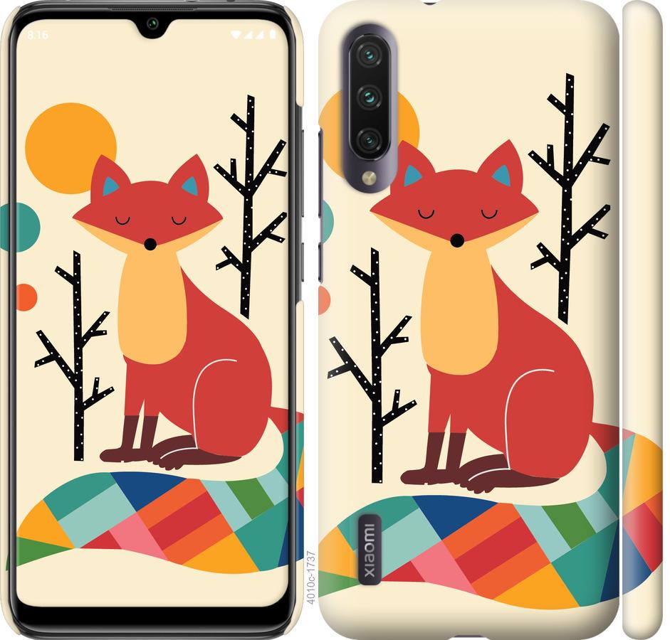 

Чехол на Xiaomi Mi A3 Rainbow fox
