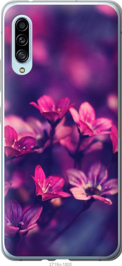 

Чехол на Samsung Galaxy A90 5G Пурпурные цветы