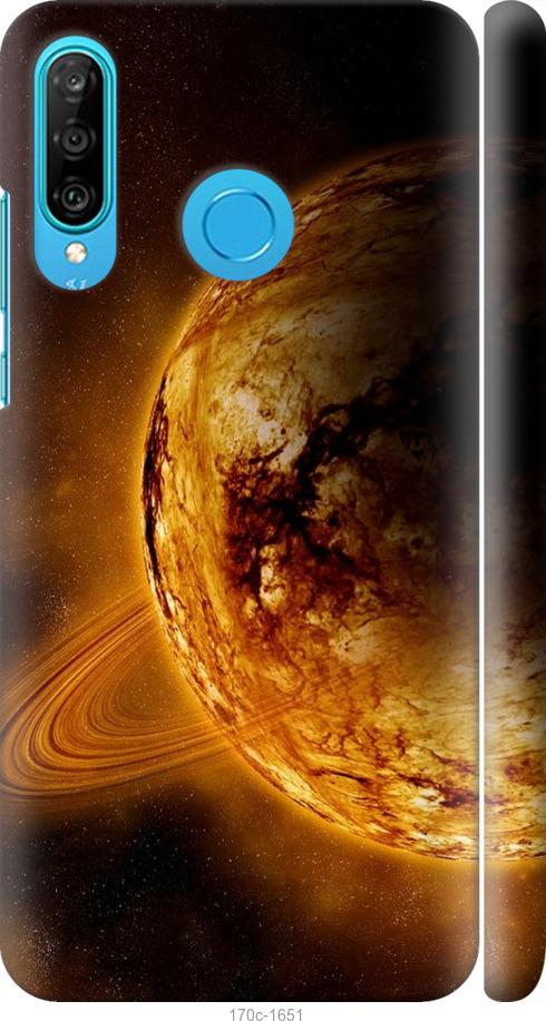 

Чехол на Huawei P30 Lite Жёлтый Сатурн