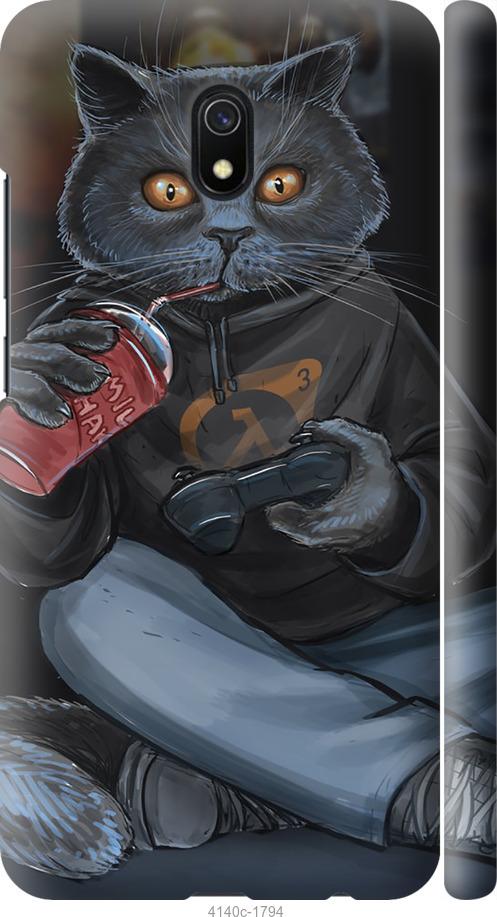 Чехол на Xiaomi Redmi 8A gamer cat