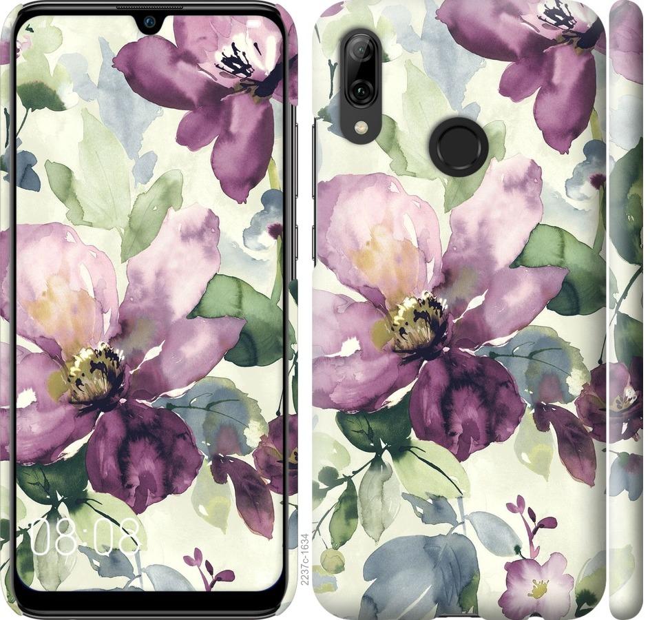 

Чохол на Huawei P Smart 2019 Квіти аквареллю