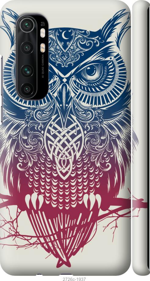 

Чехол на Xiaomi Mi Note 10 Lite Сова 2