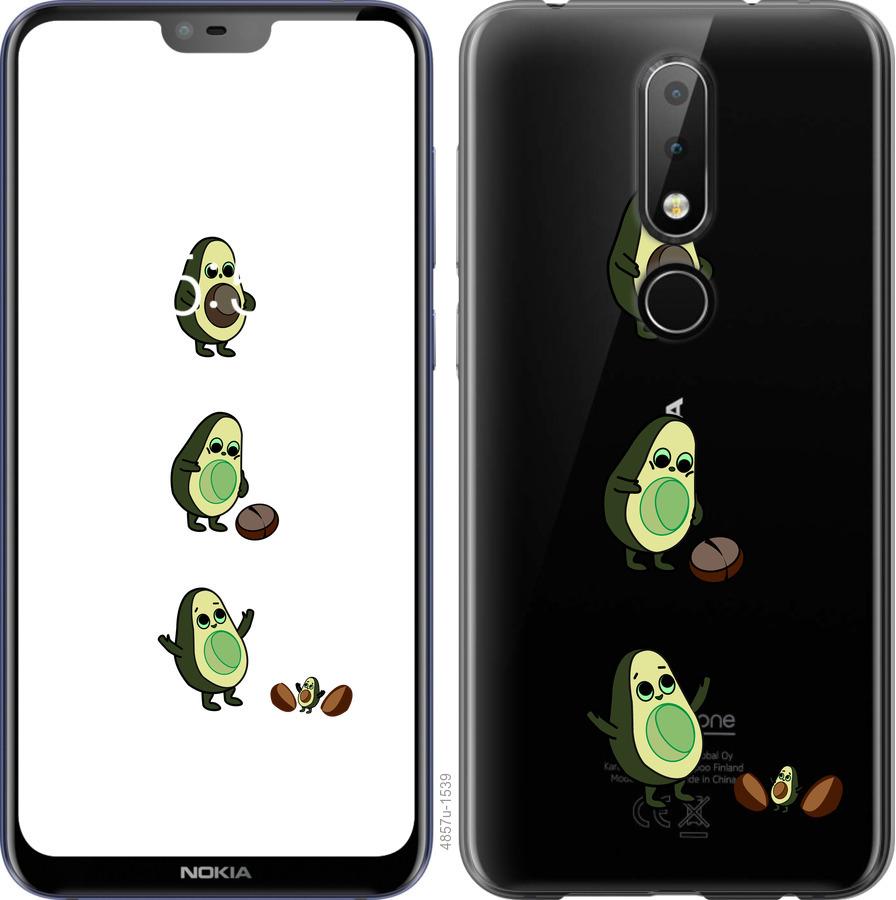 

Чехол на Nokia 6.1 Plus Авокадо 1