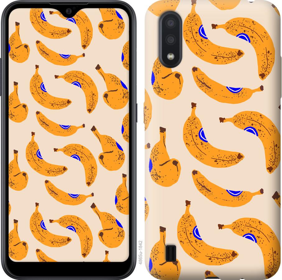 

Чохол на Samsung Galaxy A01 A015F Банани 1