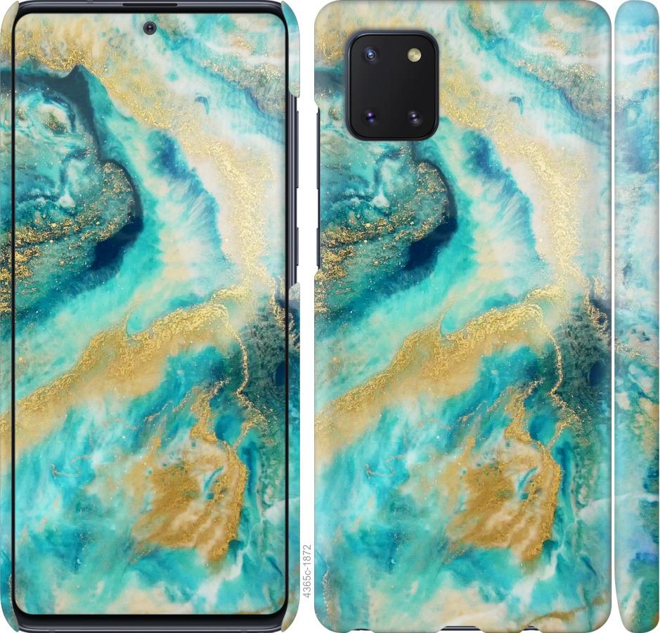 

Чохол на Samsung Galaxy Note 10 Lite Green marble